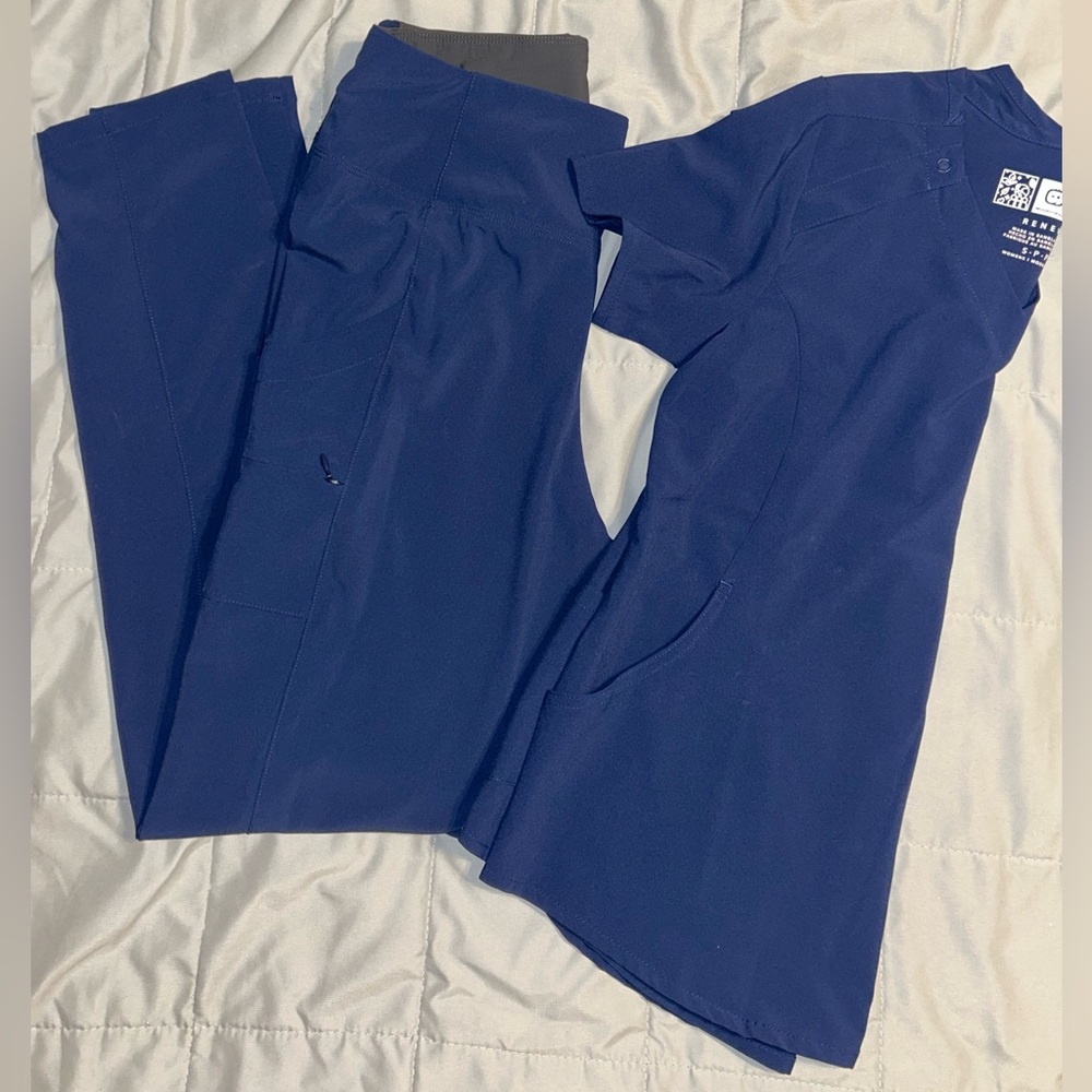 WonderWink Classic Blue Scrub Set